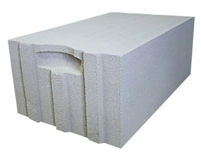 Блок газобетонний, стіновий, 600х200х375 мм, D400, паз-гребінь, 1м³